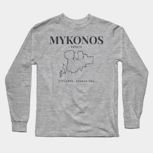 Mykonos Greece Long Sleeve T-Shirt